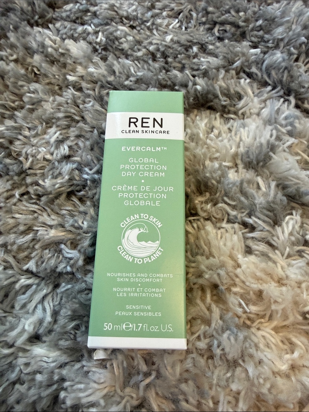 REN Evercalm Global Protection Day Cream - Green
